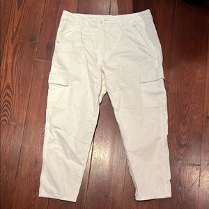 Women’s White Cargo Pants